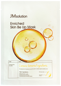 JMSolution~Восстанавливающая тканевая маска с лизатом бифидобактерий~Enriched Skin Be Up Mask